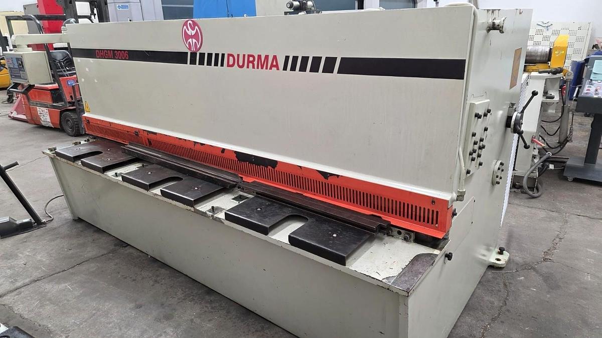 Used Durma DHGM 3006 Hydraulic Shear