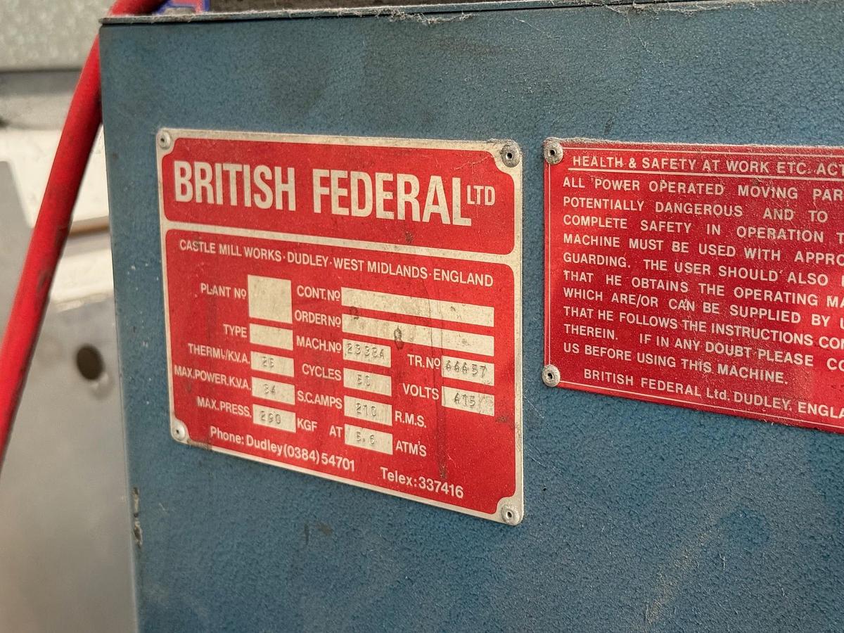 Used British Federal Spot Welder
