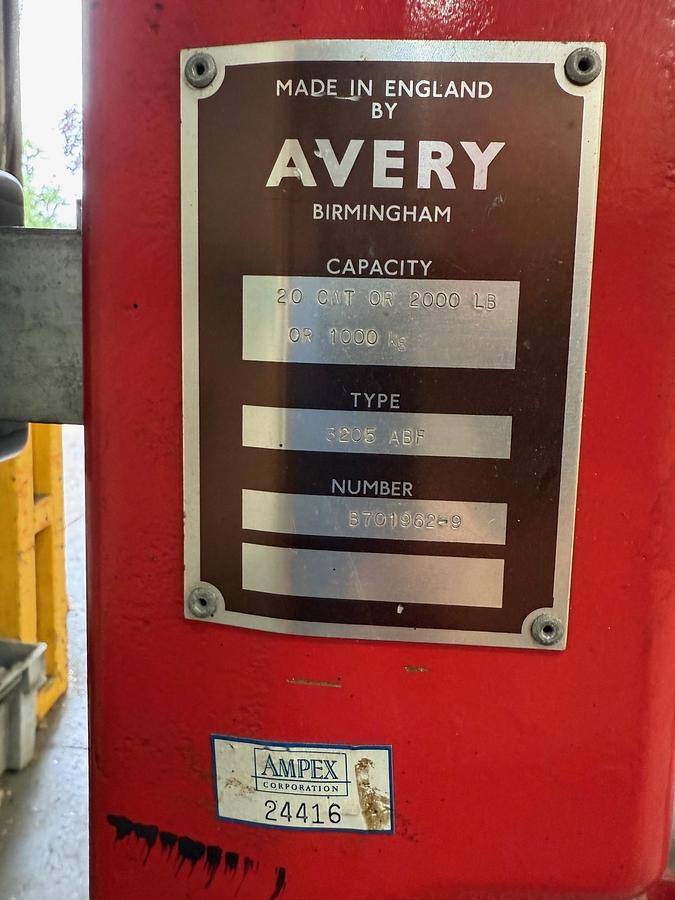 Used Avery 3205 ABF Industrial Weighing Scales