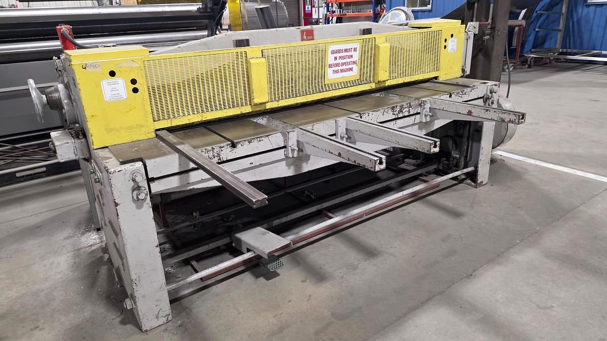 Used 2.5m x 4mm Mechanical Shear