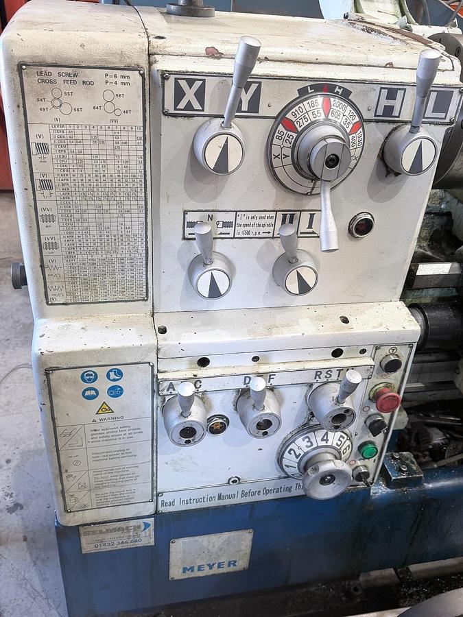 Used Meyer SG1046 Gap Bed Centre Lathe