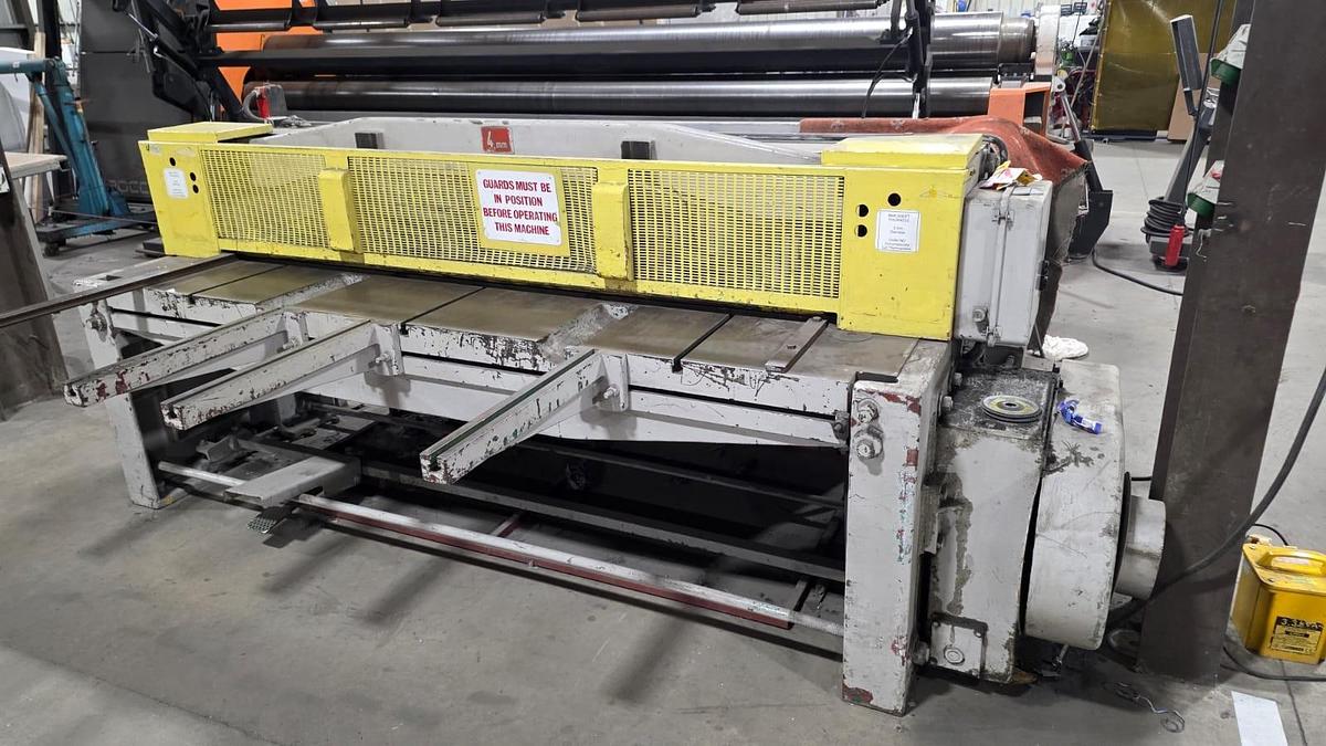 Used 2.5m x 4mm Mechanical Shear