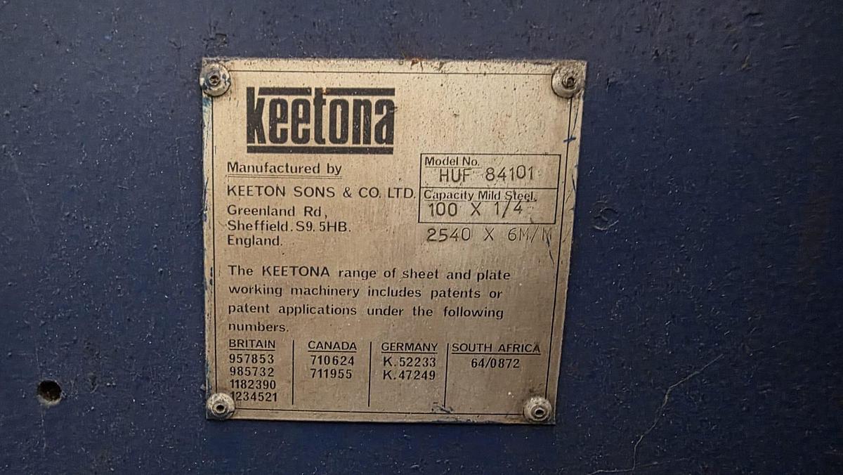 Used Keetona Hydroform HUF814 Power Folder