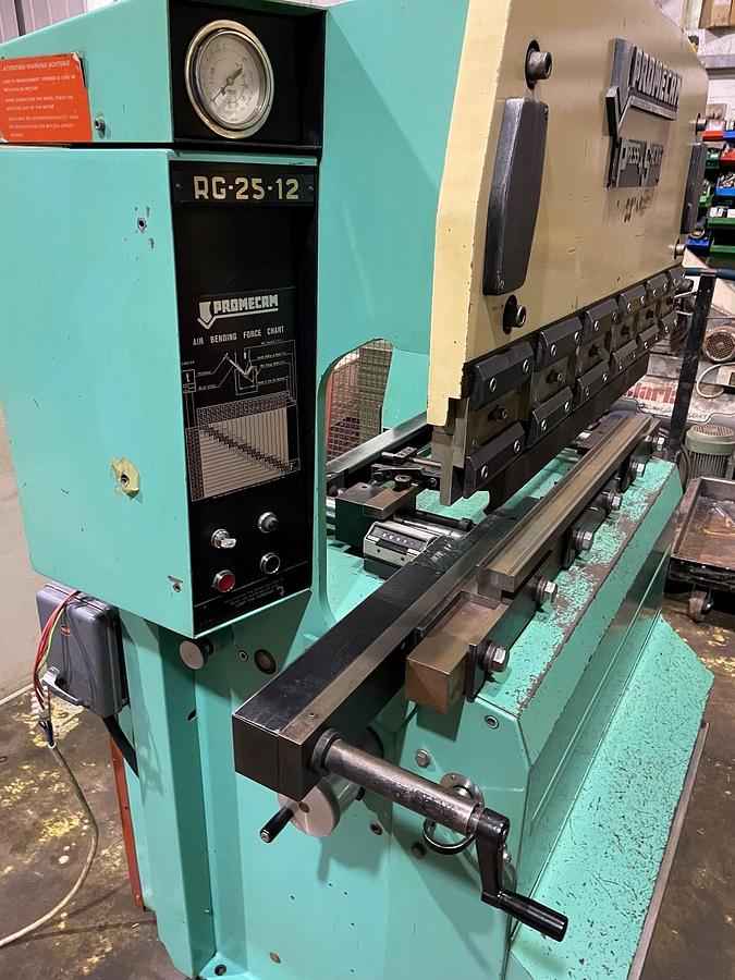 Used Promecam RG 2512 Hydraulic Pressbrake