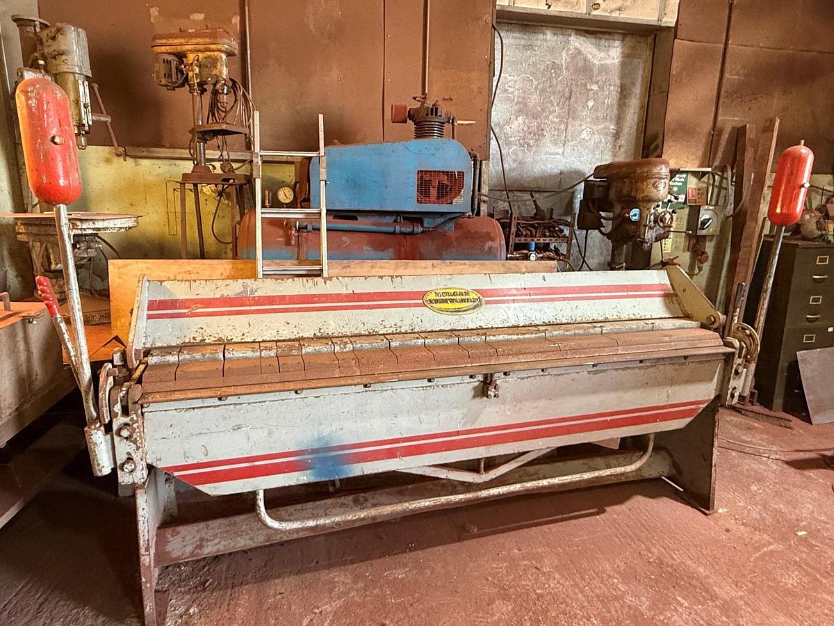 Used Morgan Rushworth BP100/14 Box & Pan Folder