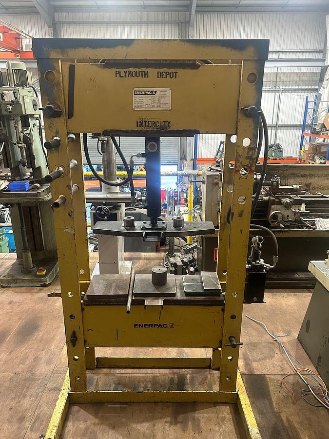 Used Enerpac RR5013 50ton ‘H’ Frame Hydraulic Workshop Press