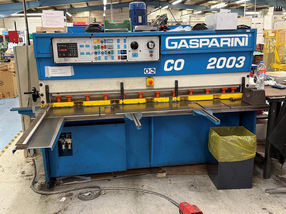 Used Gasparini CO 2003 Hydraulic Shear