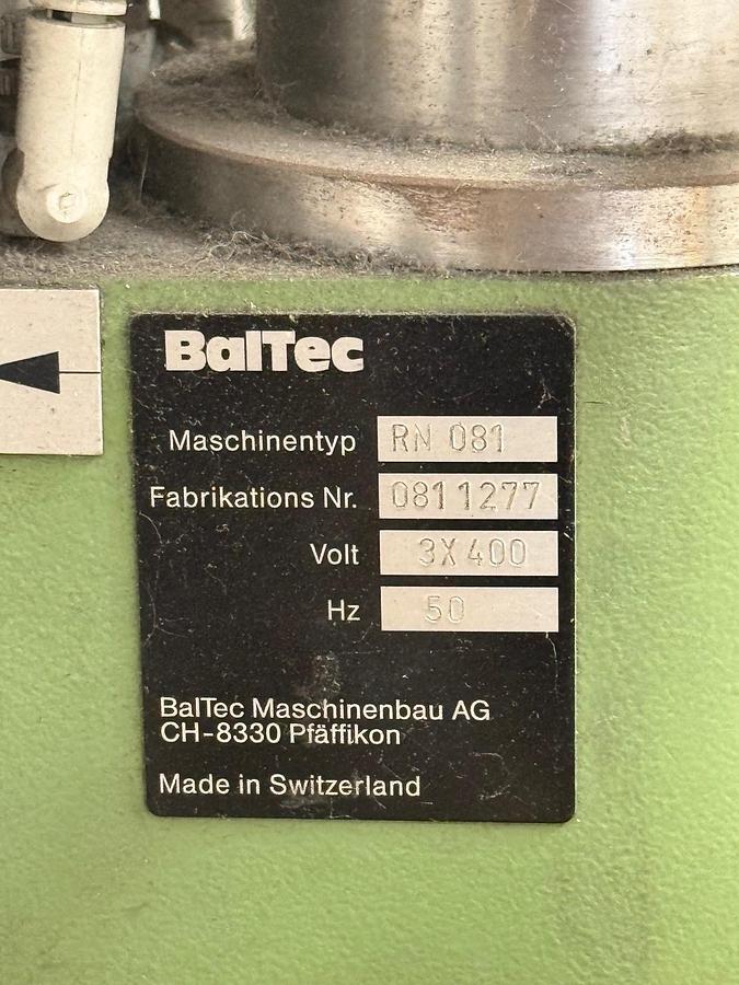 Used Baltec RN081 Spin Rivetting Machine