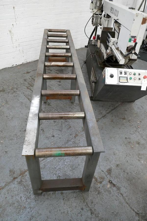 Used MACC 420 DI Horizontal Semi-Automatic Double Mitre Bandsaw