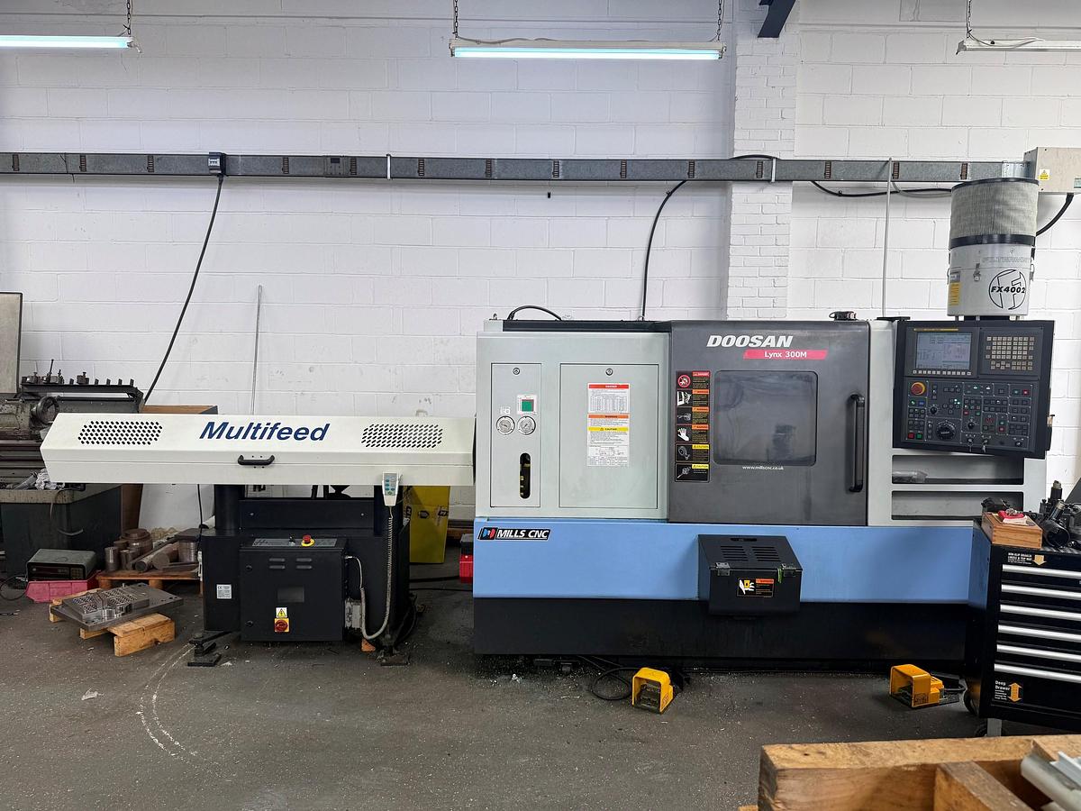 Used Doosan Lynx 300M CNC Lathe