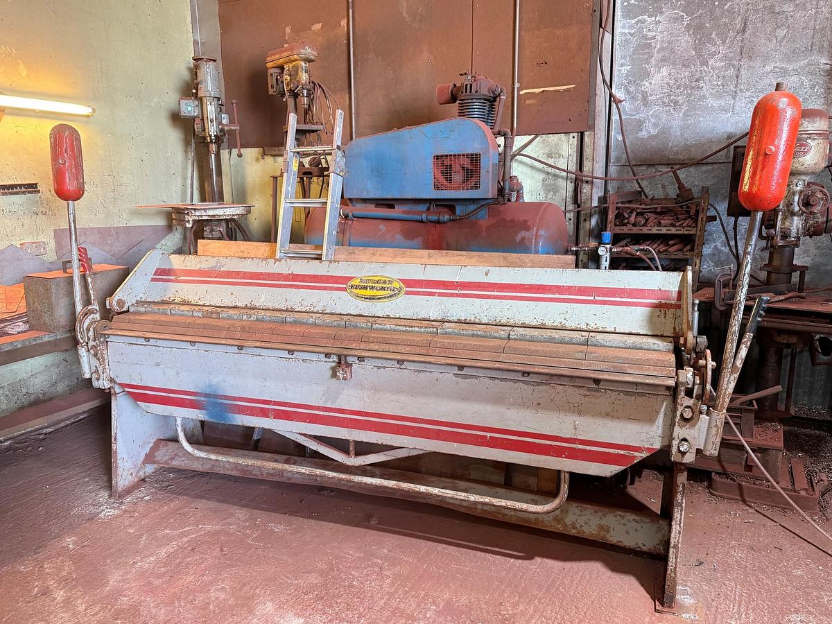 Used Morgan Rushworth BP100/14 Box & Pan Folder
