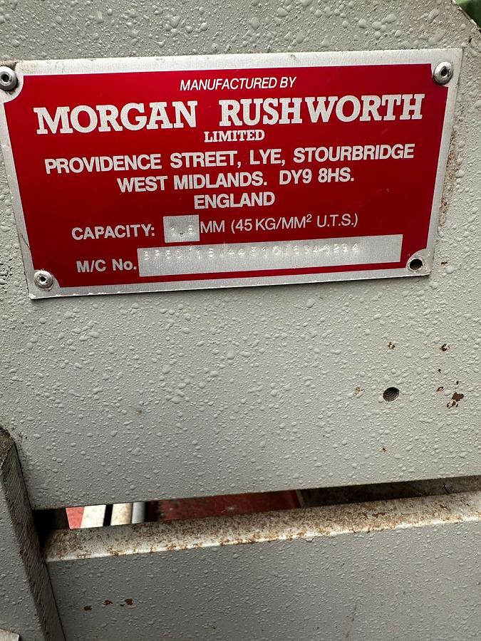 Used Morgan Rushworth BP50/16 Box & Pan Folder