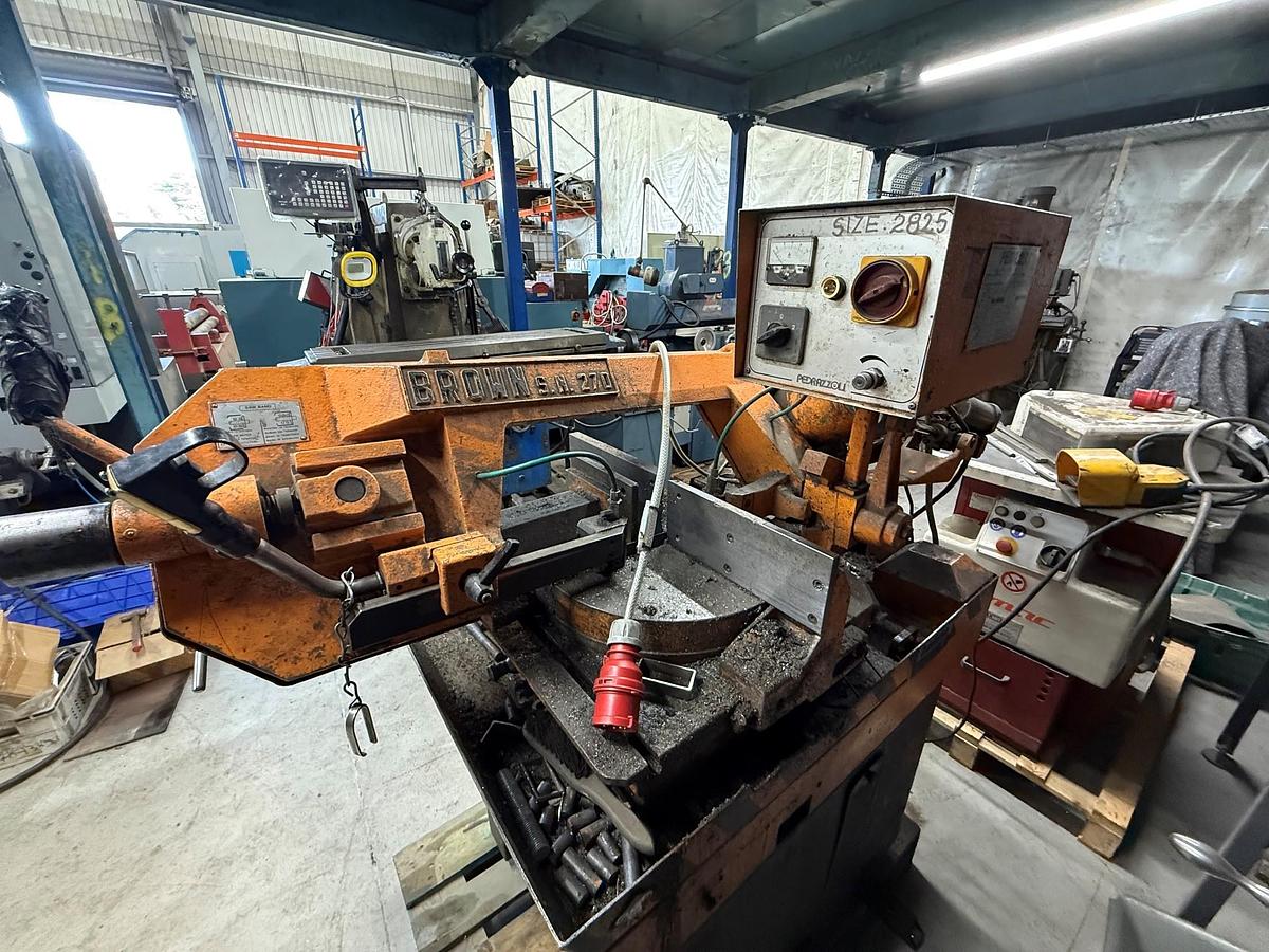 Used Pedrazzoli Brown SN270 Mitre Bandsaw