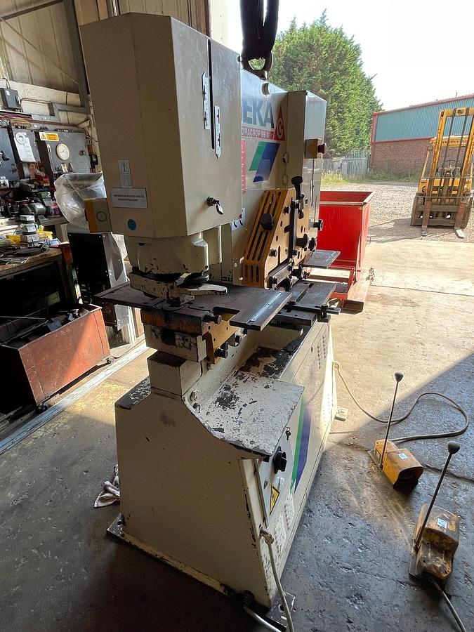Used Geka Hydracrop 55/A Hydraulic Steelworker
