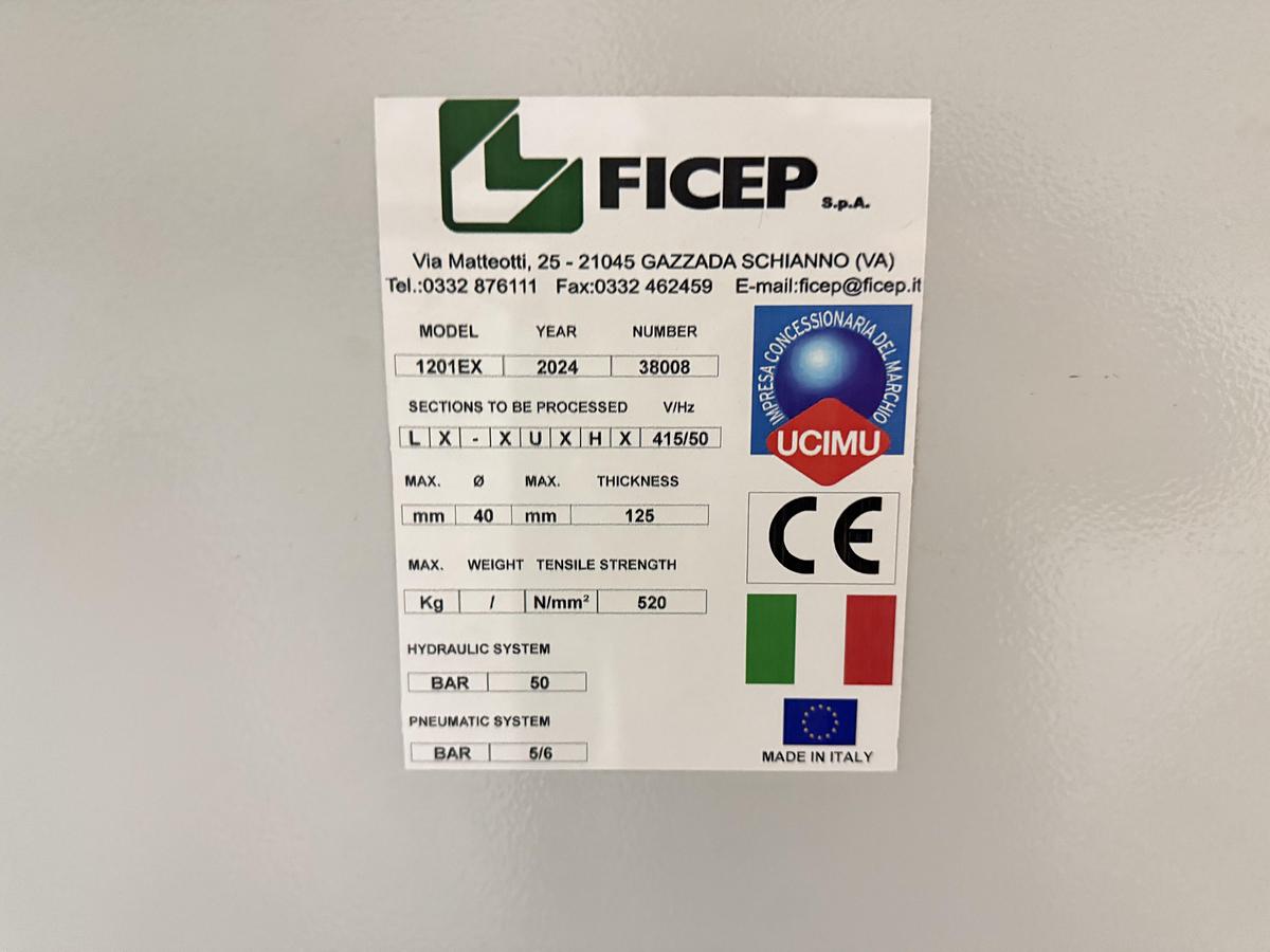 Used Ficep Excalibur 1201 EX CNC Drilling Line