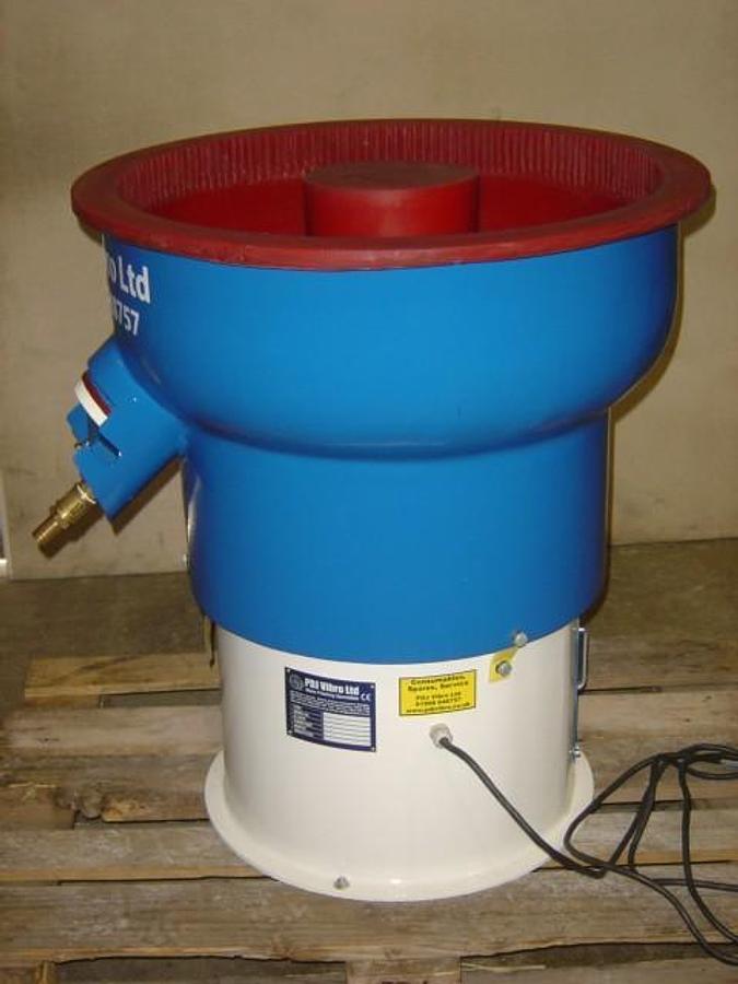 Used PDJ TBT-75 vibratory bowl finishing machine