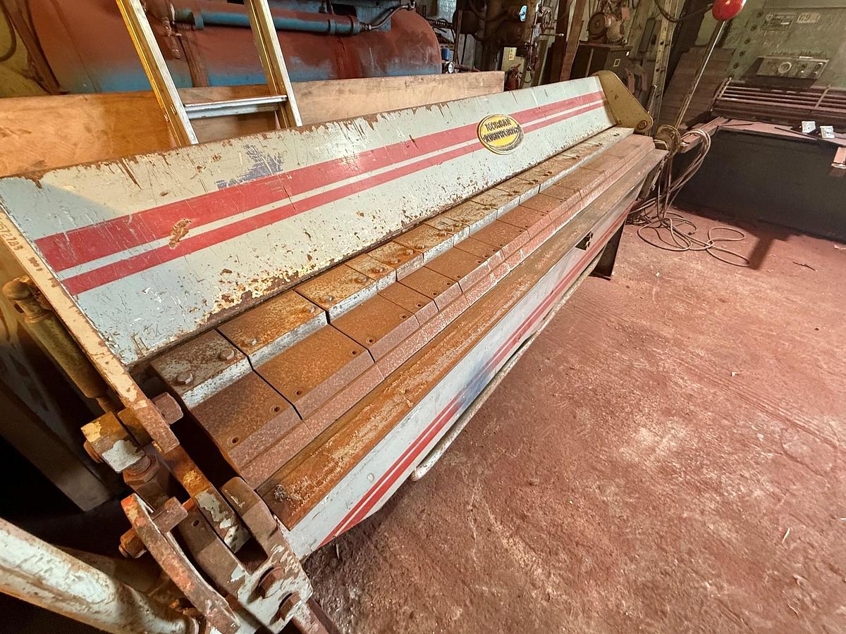 Used Morgan Rushworth BP100/14 Box & Pan Folder