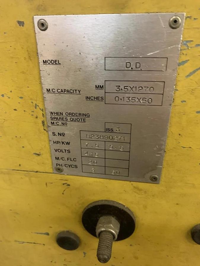Used Edwards DD 3.5/1250 Mechanical Shear
