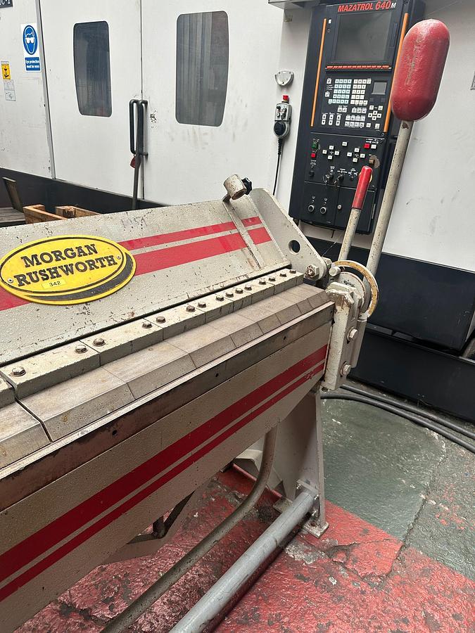 Used Morgan Rushworth BP50/16 Box & Pan Folder