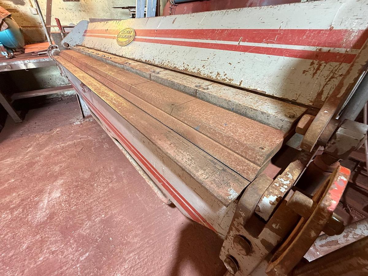 Used Morgan Rushworth BP100/14 Box & Pan Folder