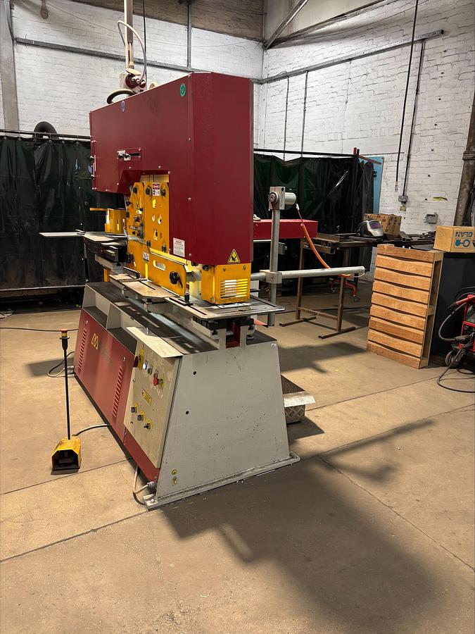 Used Morgan Rushworth HST125 NC Hydraulic Punch / Steelworker