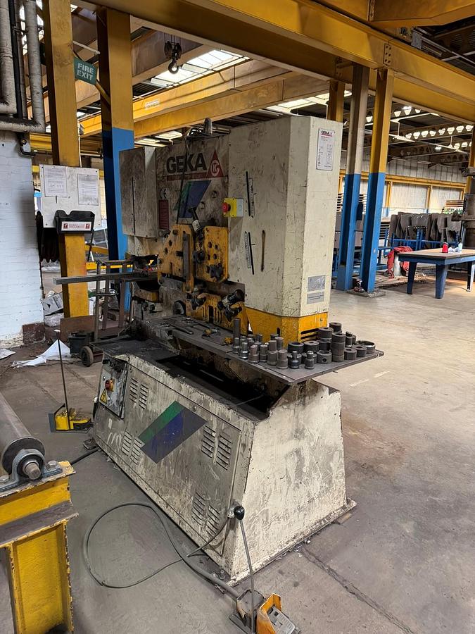 Used Geka Hydracrop 80/A Hydraulic Steelworker