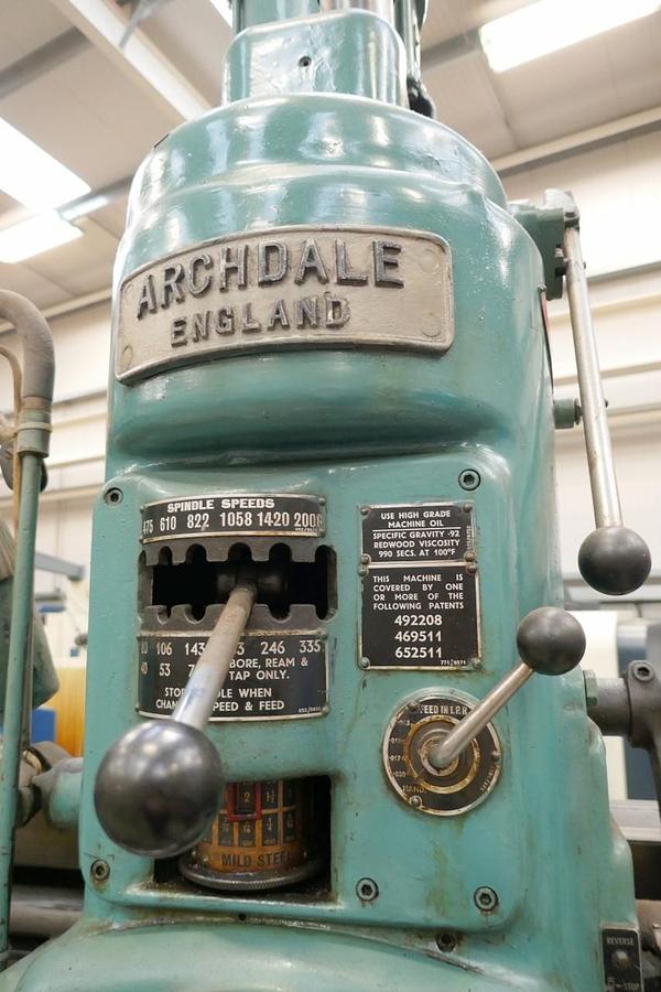 Used Archdale Radial Arm Drill