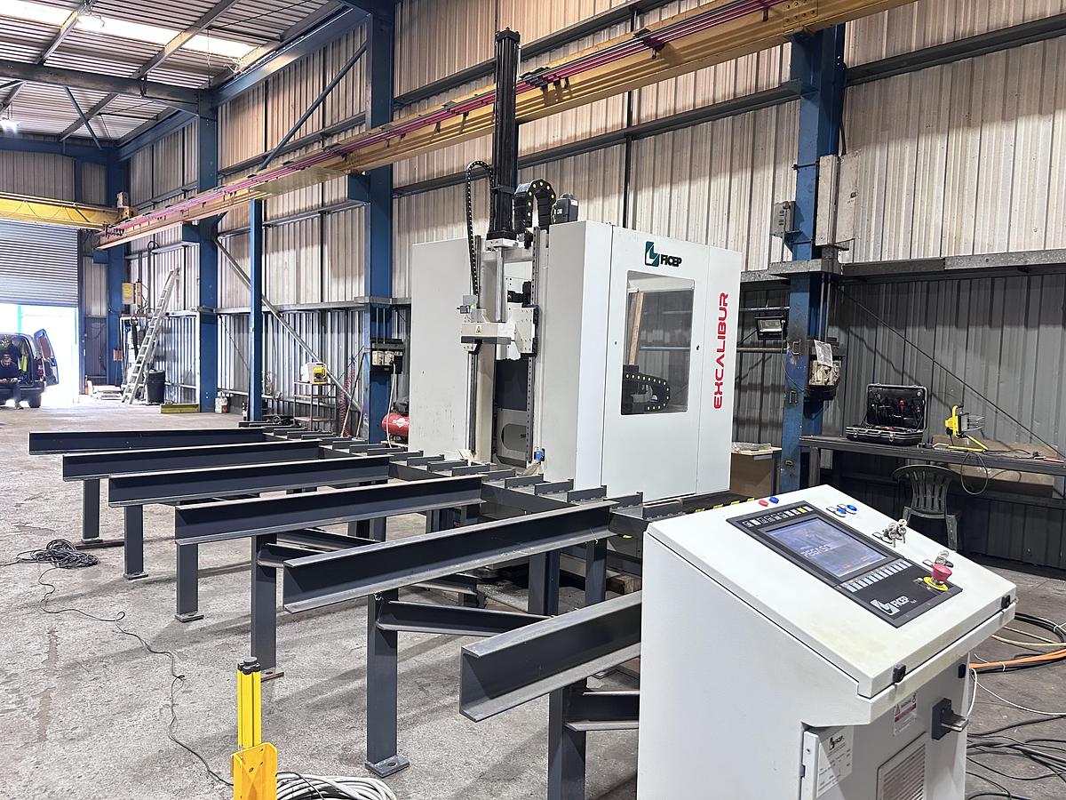 Used Ficep Excalibur 1201 EX CNC Drilling Line
