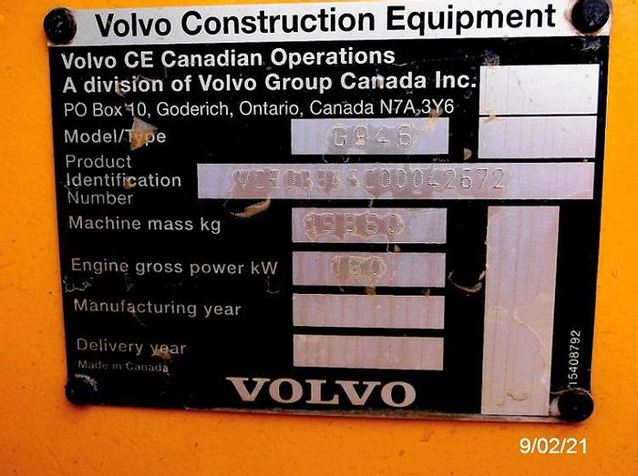 Used 2008 Volvo G946