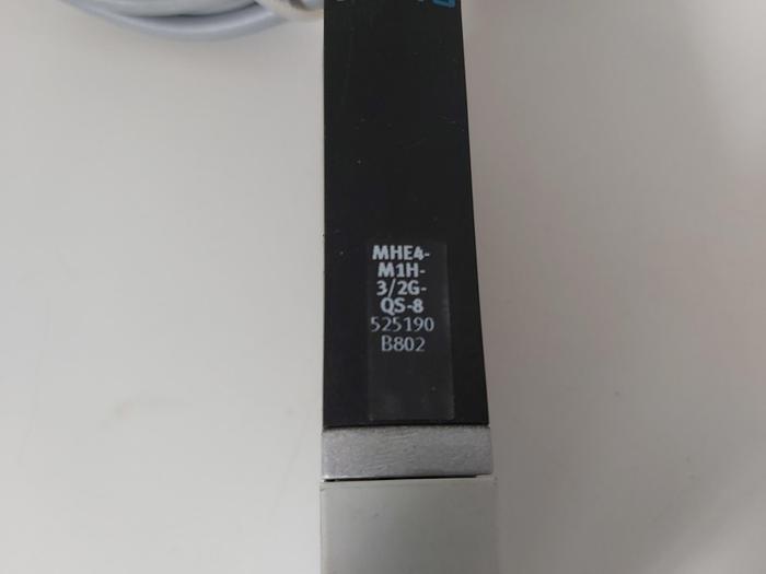 Magnetventil inkl. Kabel, Stecker, MHE4-M1H-3/2G-QS-8, 525190, Festo neu