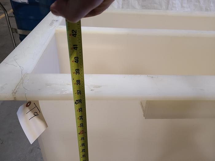 Used Polypro Tank Counter Flow Rinse side and bottom support 70" x 28" x 29" Removable Partition - LARRY PLEASE CHECK DEMENTIONS