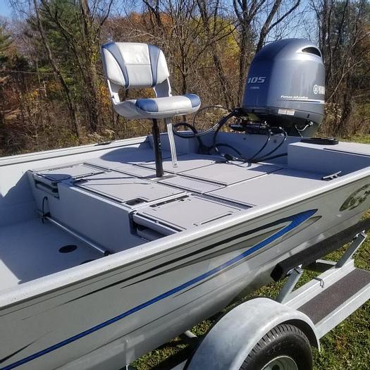 New 2022 G3 20 CCJ DLX Jet Tunnel Hull (Silver/Blue)