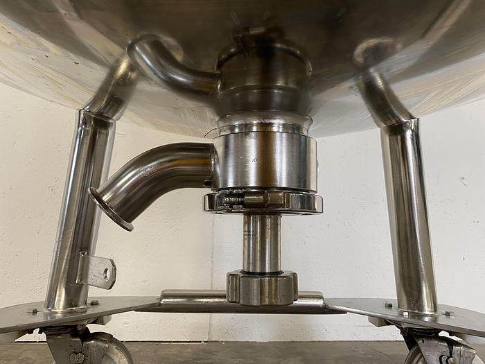 Used Precision  500 Liter Stainless Steel Mixing Tank w/ PharMix Agitator & Controller