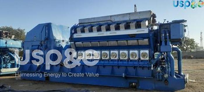 Used 6.4 MW 2004 Used Wartsila 16V32LN-CR HFO Generator