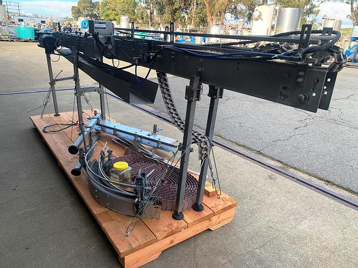 Used Conveyor, Belt, 3.25" X 16', S/st, 90 Deg Turn #S744441