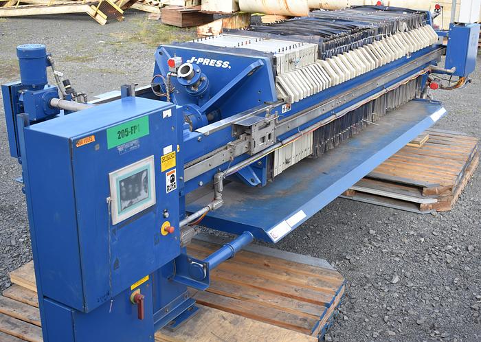 Used US filter Dewatering system press, plate and frame filter press, JWI J-Press