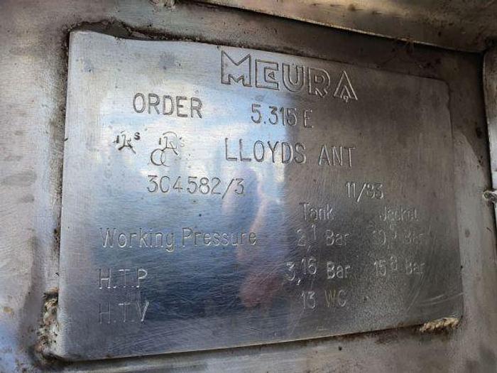 Used 40,000 Litre Stainless Steel Jacketed and Insulated Pressure Tank