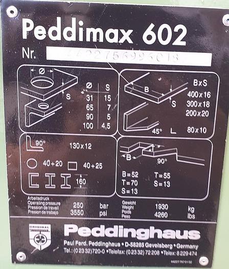 Gebraucht Profilstahlschere Peddinghaus Peddimax 602