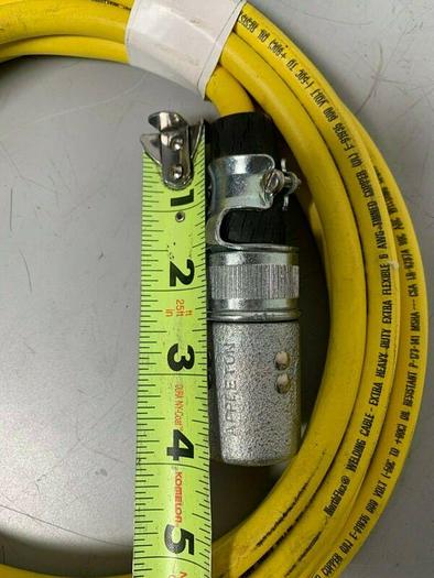 Used Lot of 6 North Flex 15FT Copper Welding Cable w/ Mueller 21A 50-AMP Spring Clip