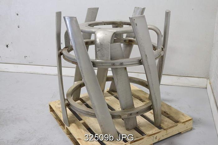 Unused Bird 50B Pressure Screen Multi Foil Rotor #32509