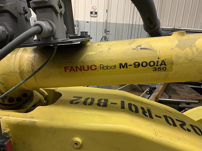 Used FANUC M900iA/350 6 AXIS CNC ROBOT WITH R30iA CONTROLLER 350KG X 2650mm REACH