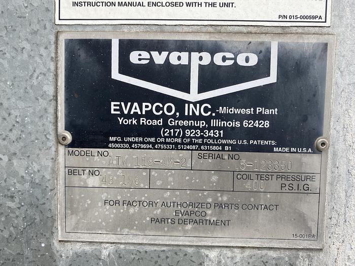 Used EVAPCO COOLING TOWER