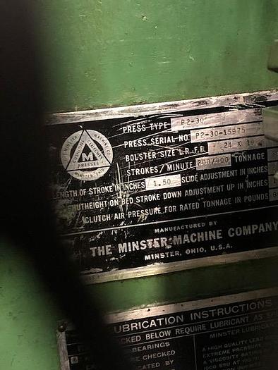 Used Minster P2-30-24