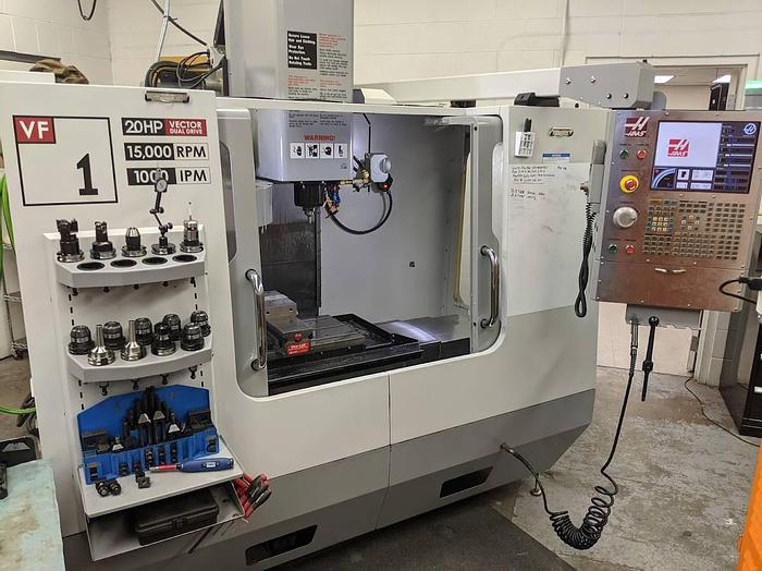 Used 2007 HAAS VF-1 5-Axis CNC Vertical Machining Center