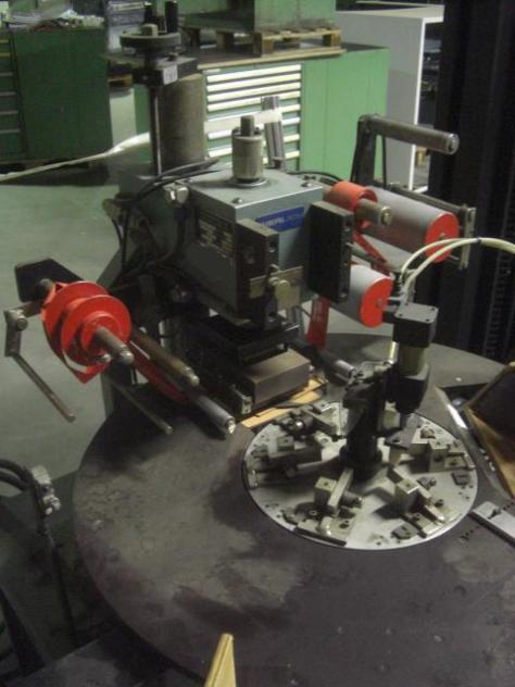 Used Gierlich PE 600 pneumatic hot foil stamping press 1976