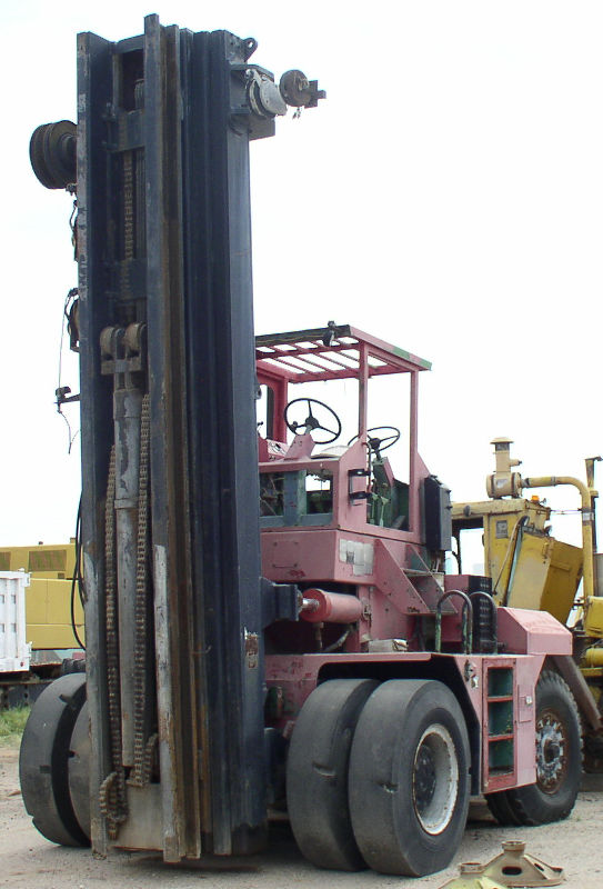 Used Taylor Model TY360S Forklift with Carriage and Long Forks