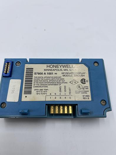 Used Honeywell S7800 A 1001