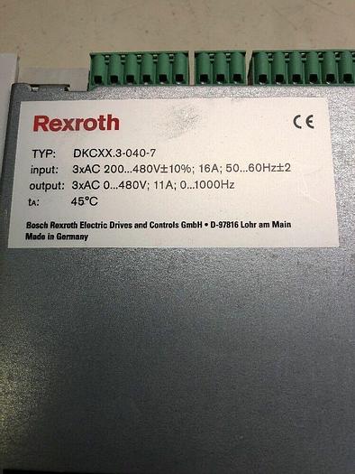 Used Rexroth DKCXX.3-040-7 Eco Drive UPS RED