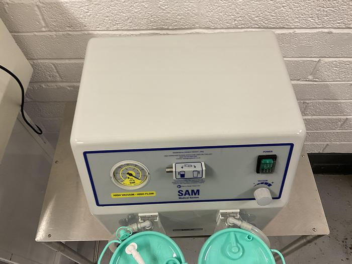 Used MGE Theatre Suction 2 x 2 Litre Bottles SAM 35