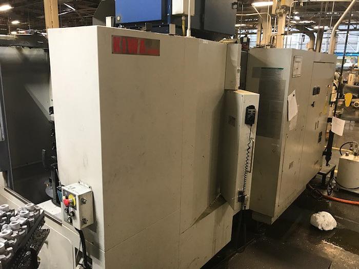Used KIWA KH45 4 AXIS 400MM HORIZONTAL MACHINING CENTER